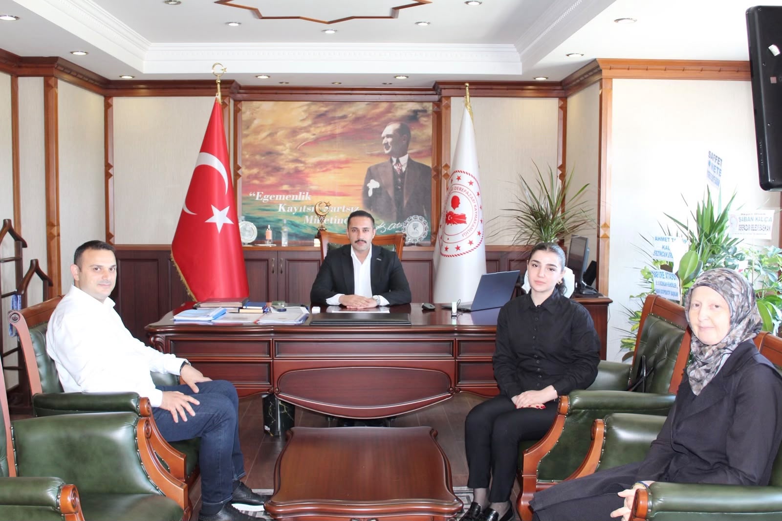 Eftal Palabıyık’a hayırlı olsun ziyareti